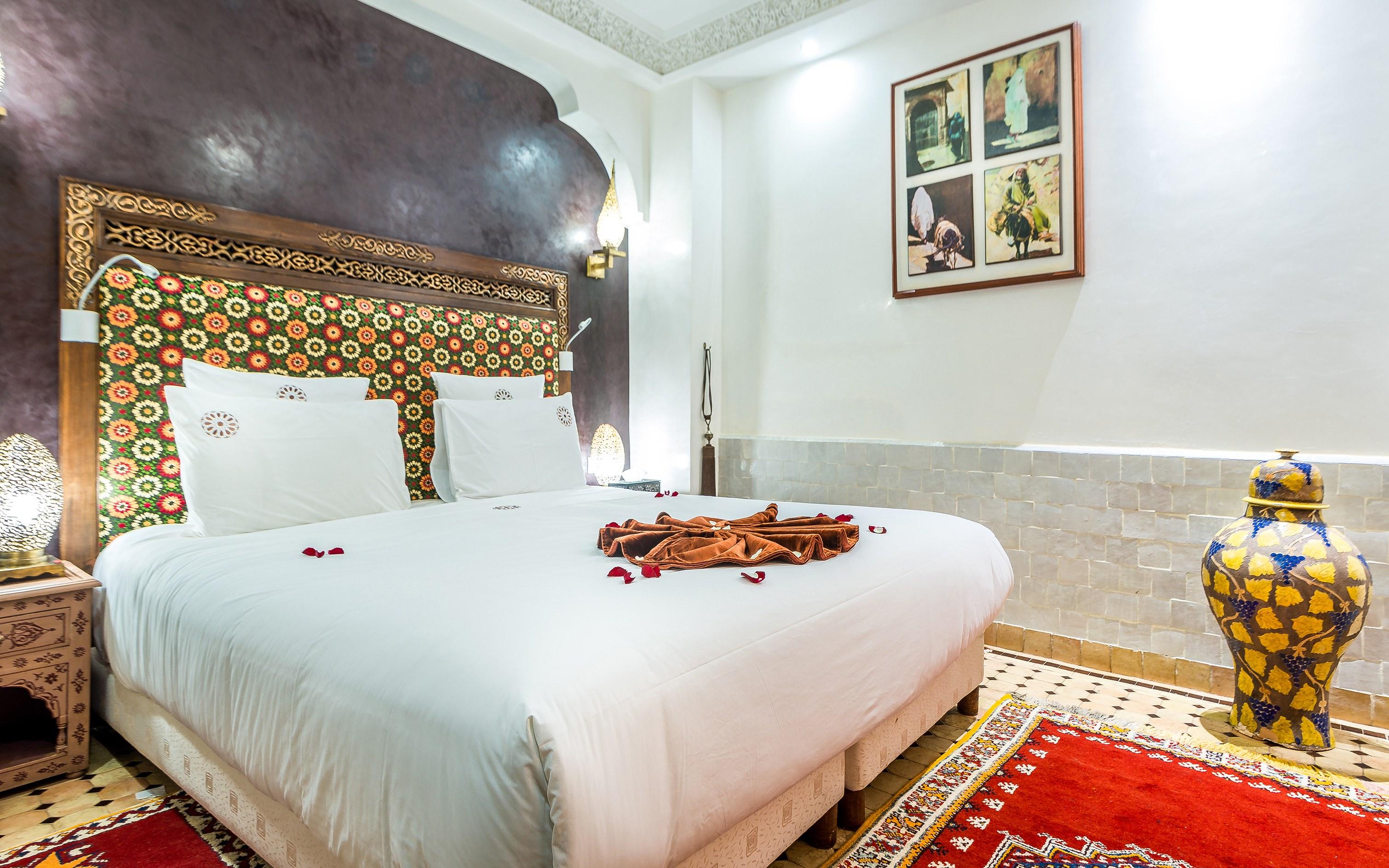 Hotel & Ryad Art Place Marrakech Marrakesh Eksteriør bilde A bedroom at the hotel