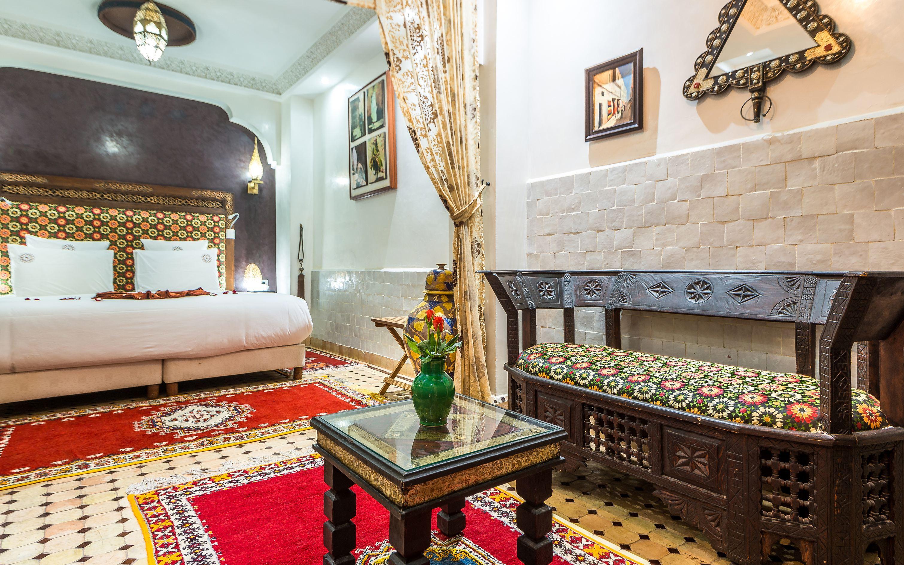 Hotel & Ryad Art Place Marrakech Marrakesh Eksteriør bilde A Moroccan hotel room