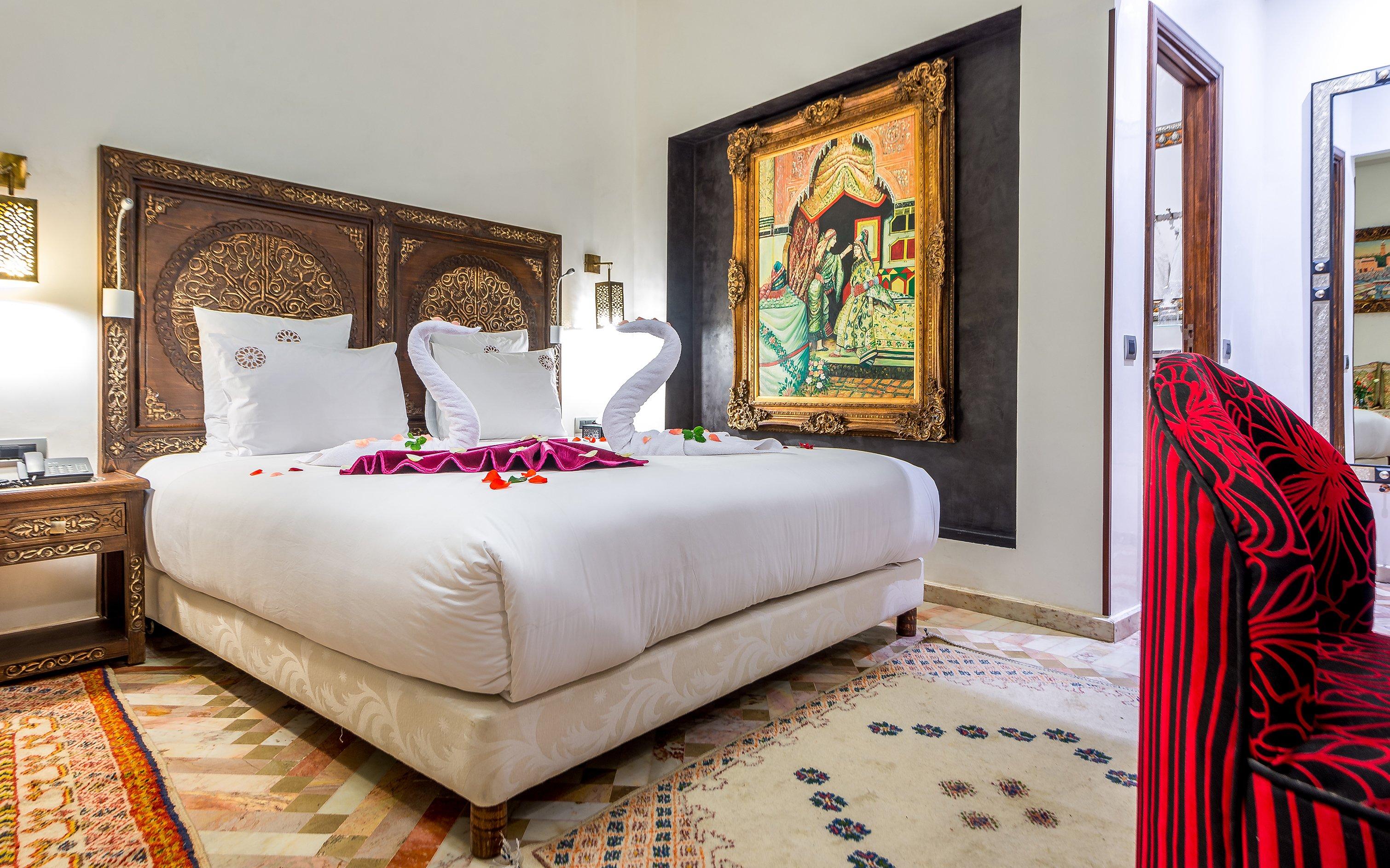 Hotel & Ryad Art Place Marrakech Marrakesh Eksteriør bilde A bedroom at the hotel