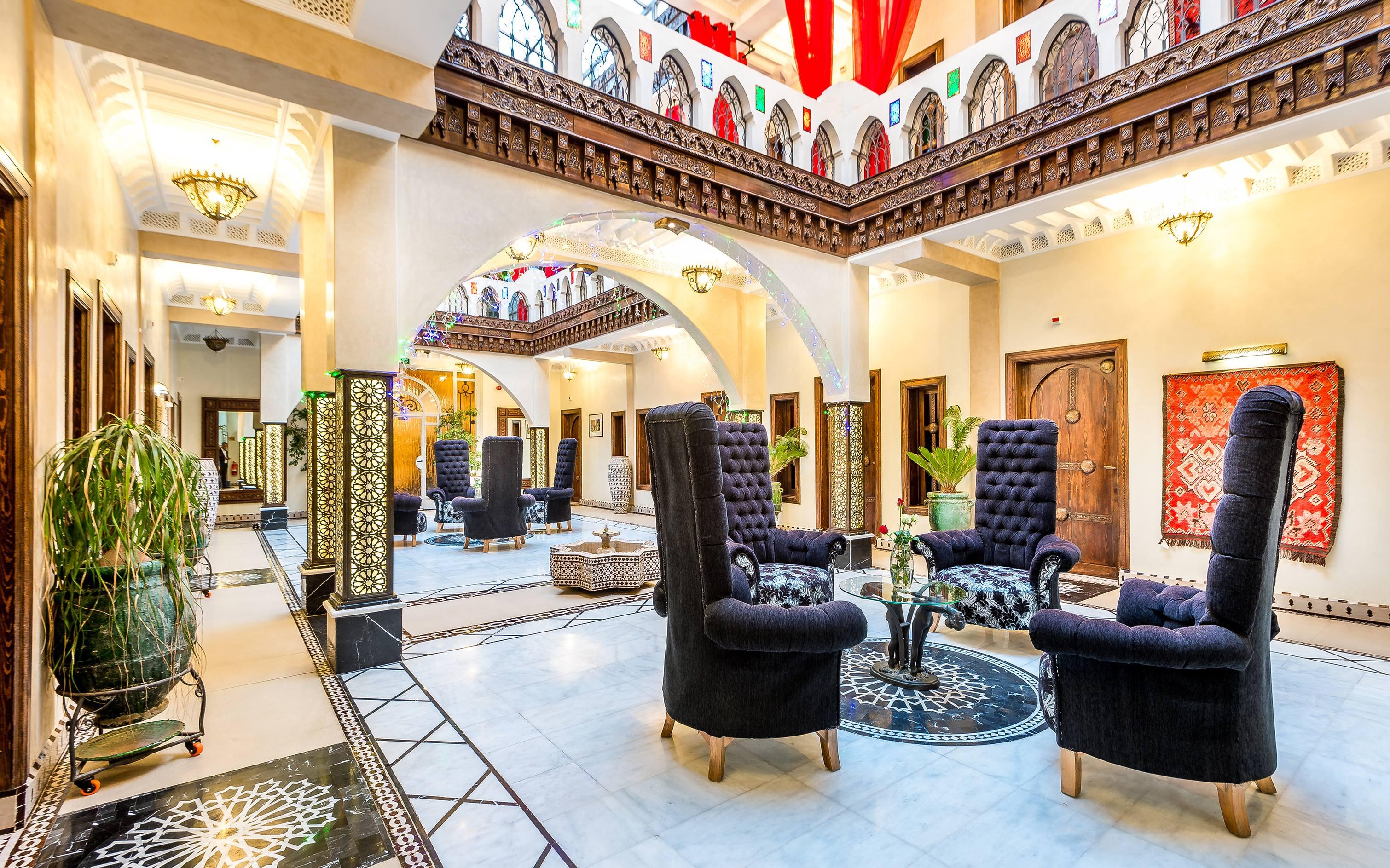 Hotel & Ryad Art Place Marrakech Marrakesh Eksteriør bilde Hotel's lobby