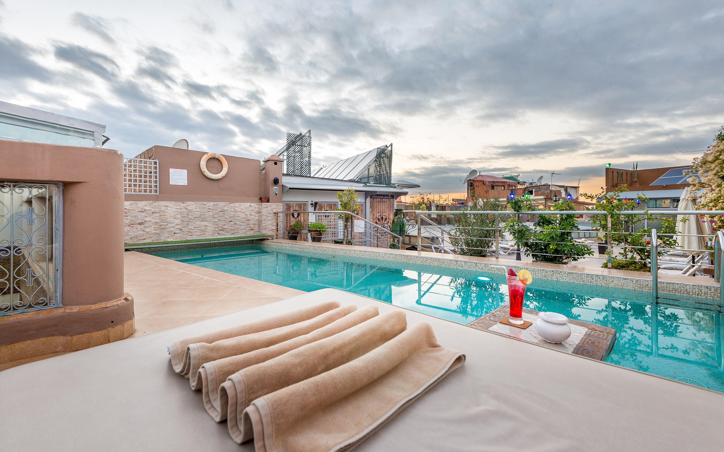 Hotel & Ryad Art Place Marrakech Marrakesh Eksteriør bilde Rooftop pool