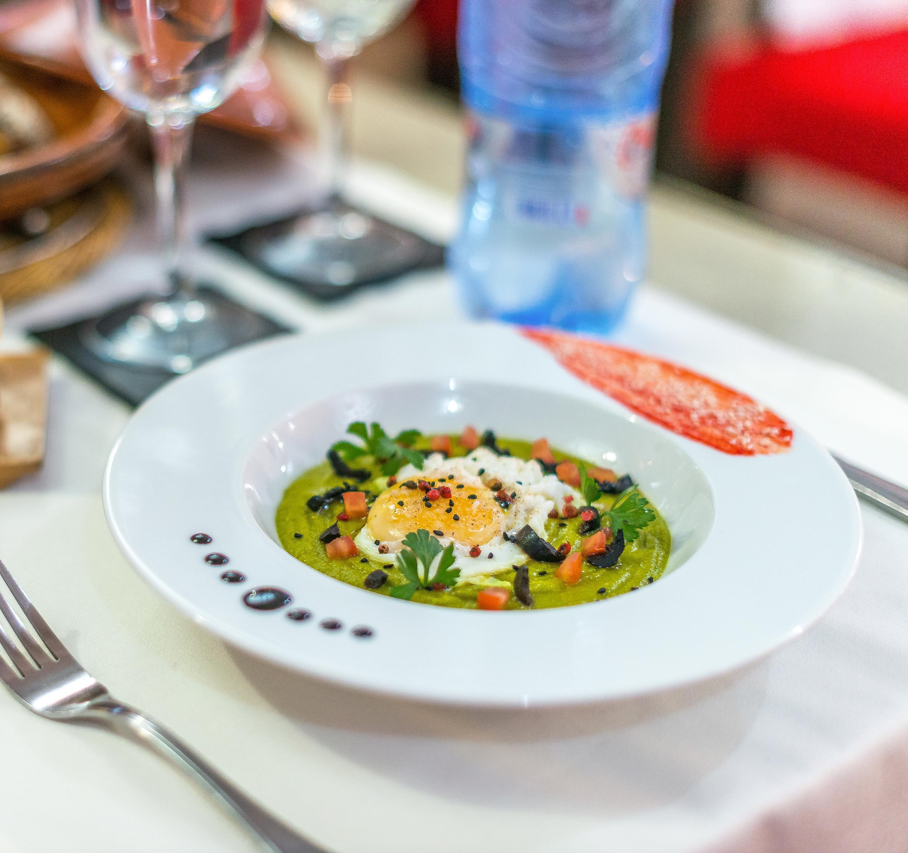 Hotel & Ryad Art Place Marrakech Marrakesh Eksteriør bilde Avocado soup with poached egg